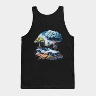 Summer Art DMC DeLorean Tank Top